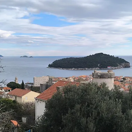 House Desa With A Beautiful View On Old Town Dubrovnik